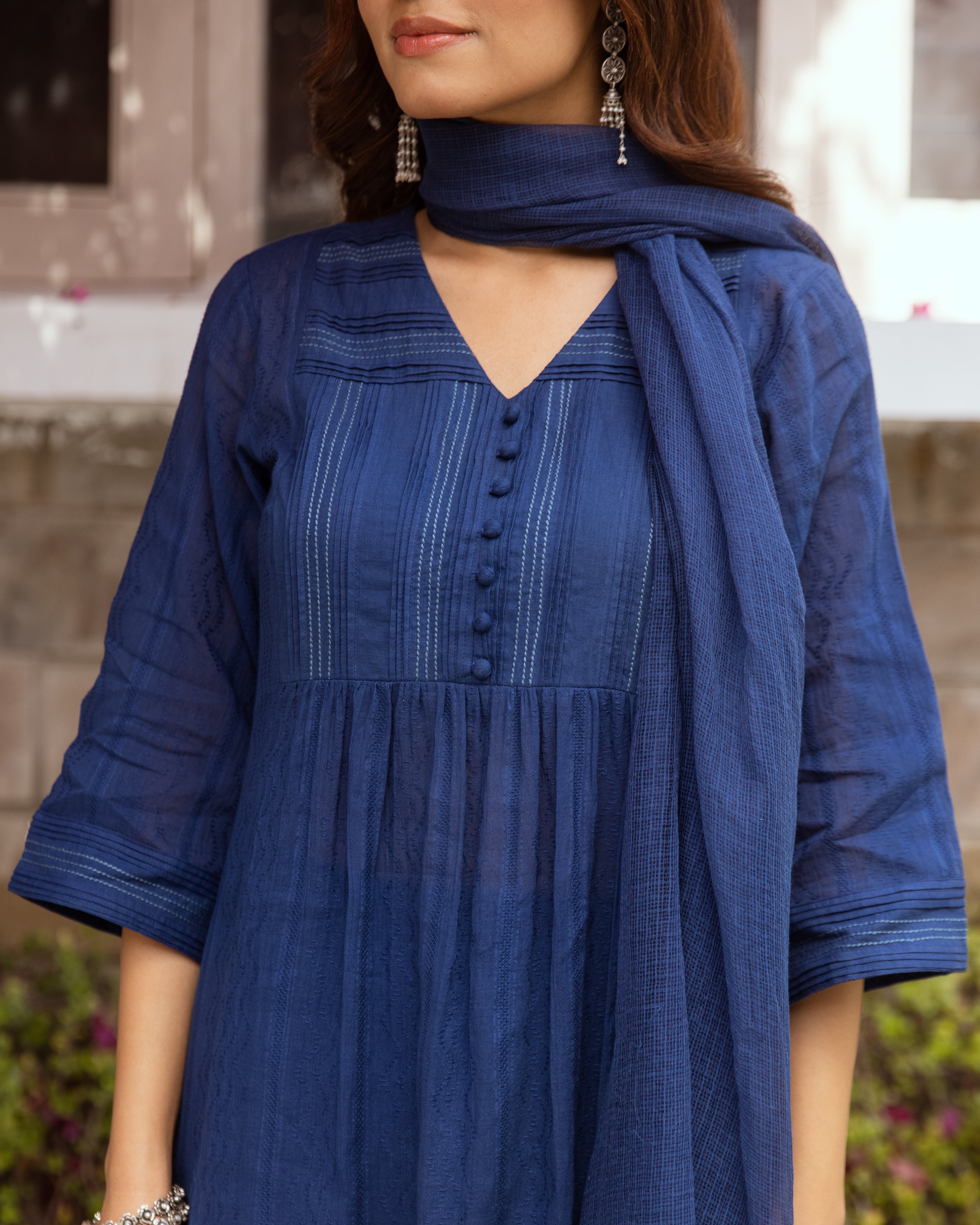 Navy Blue Complete Suit Set
