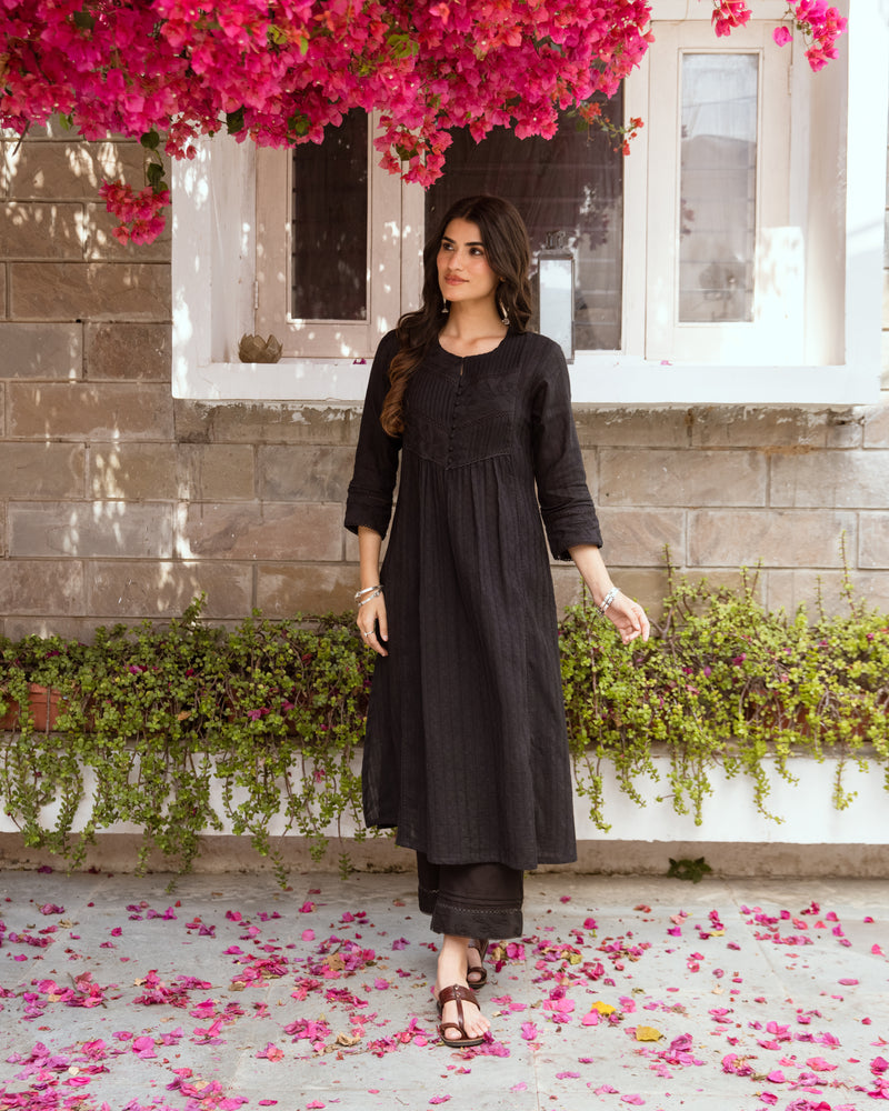 Black Complete Suit Set