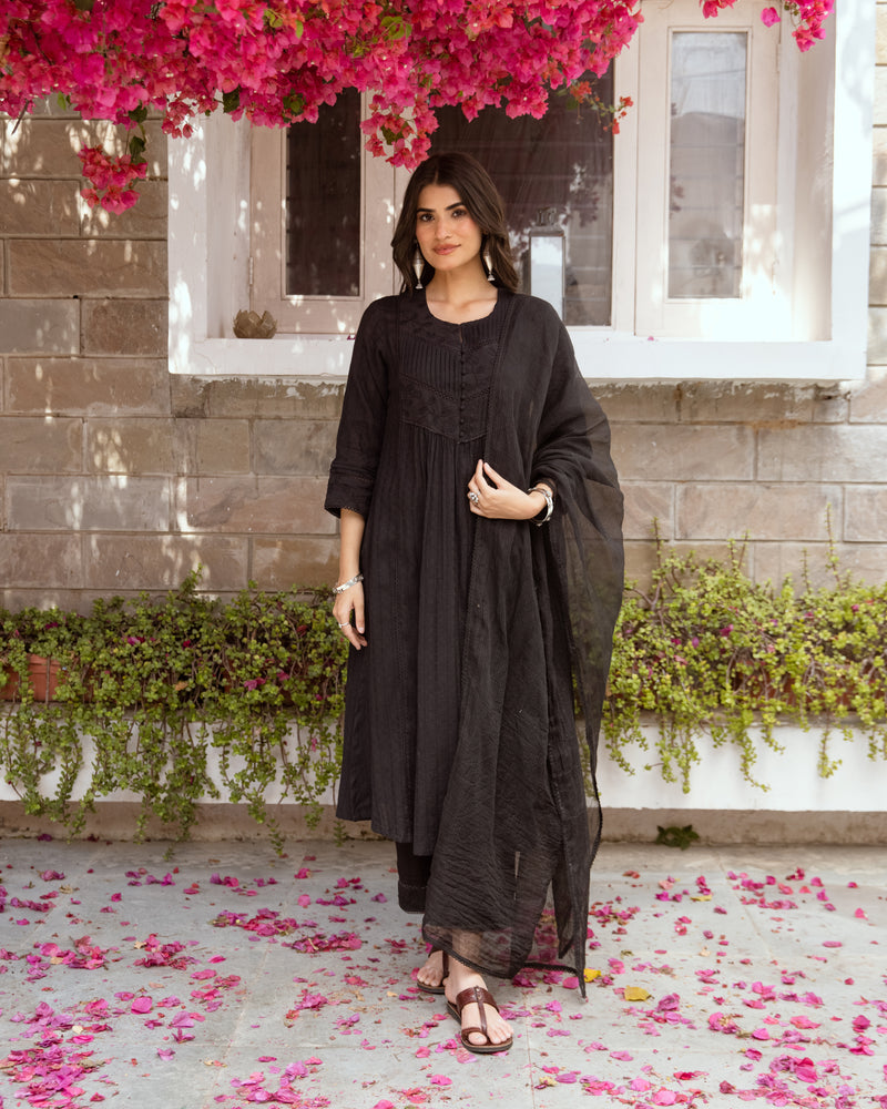 Black Complete Suit Set