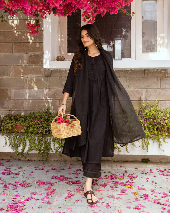 Black Complete Suit Set