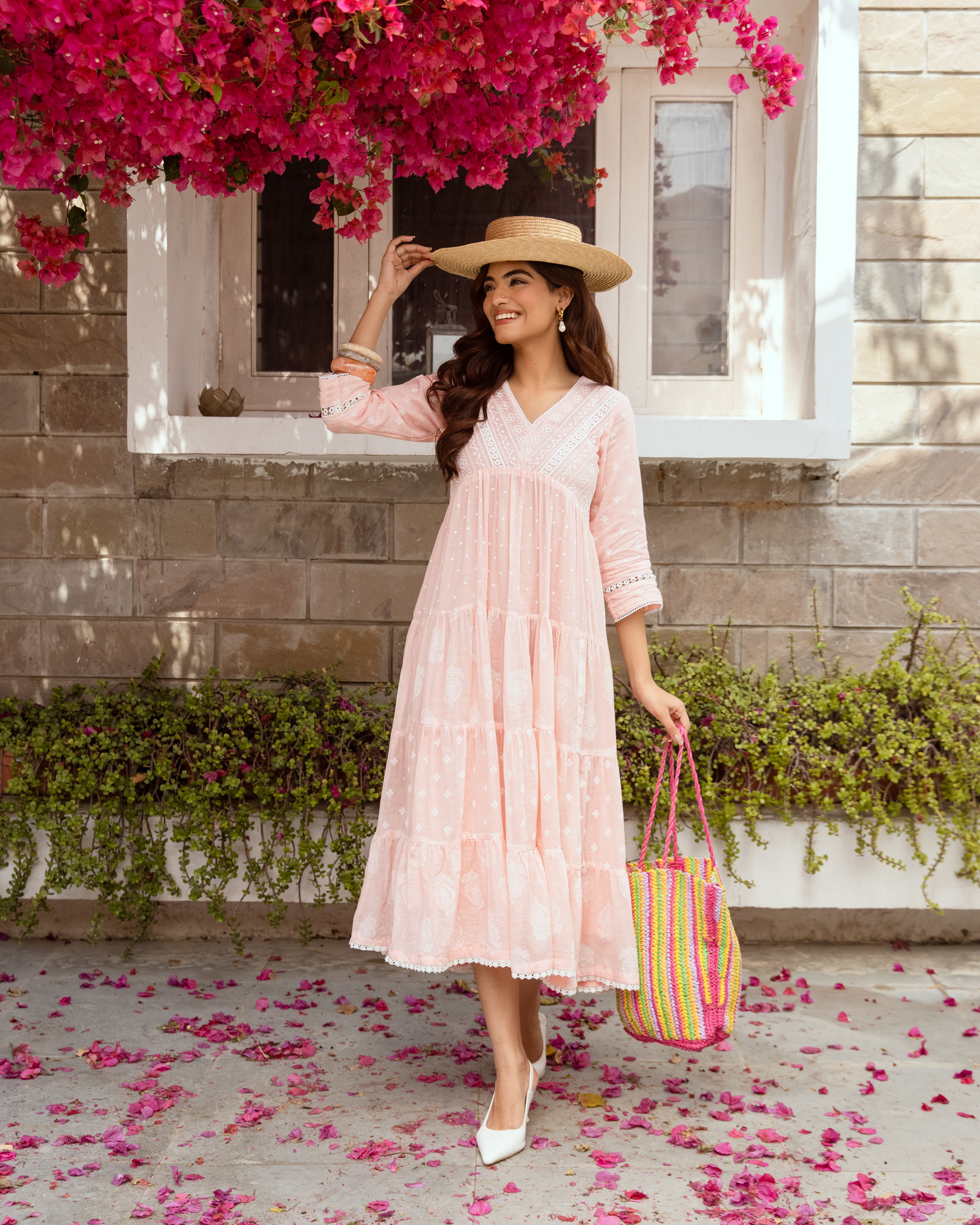 Peach Dress