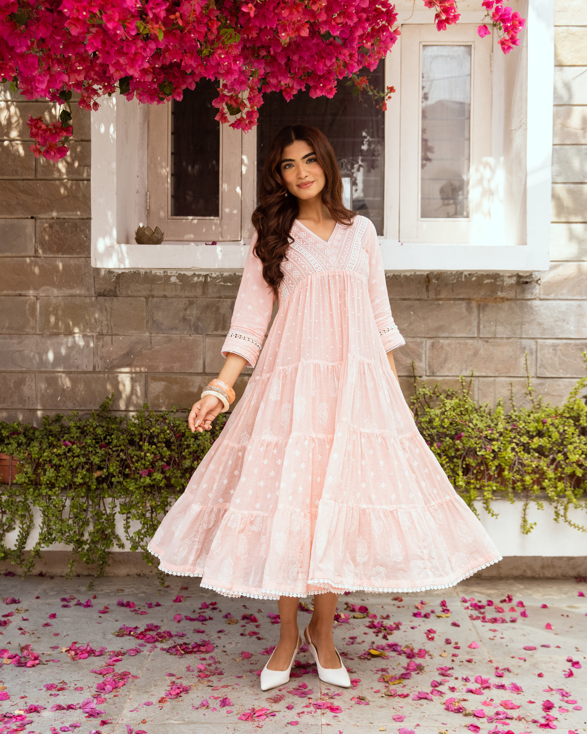 Peach Dress