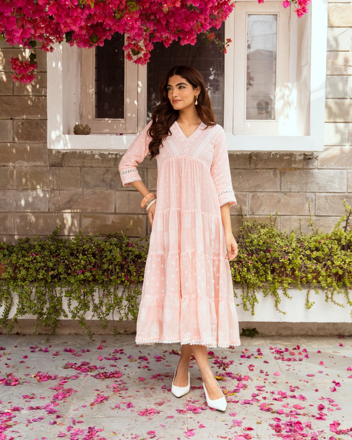 Peach Dress