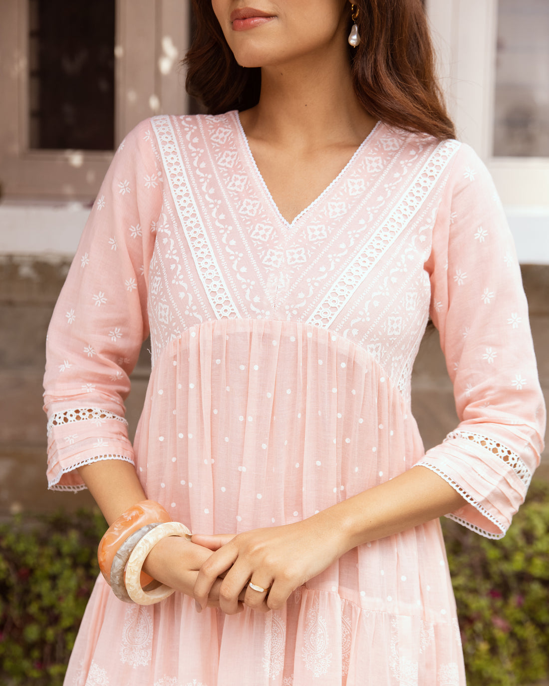 Peach Dress