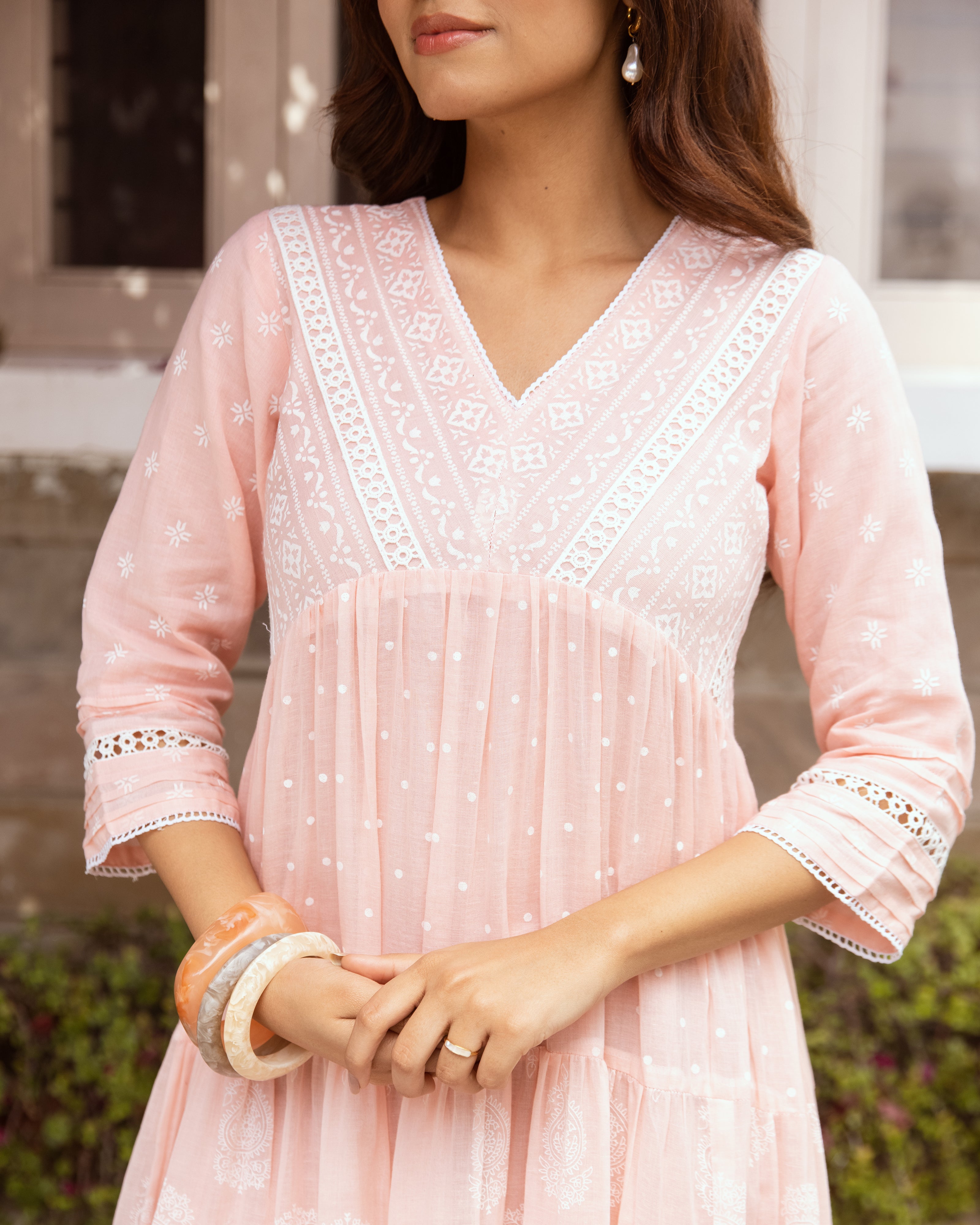 Peach Dress