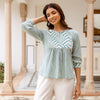 Pastel Sage Green Short Top