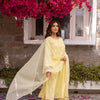 Pastel Yellow Kurta Pant(Dupatta Not Included)