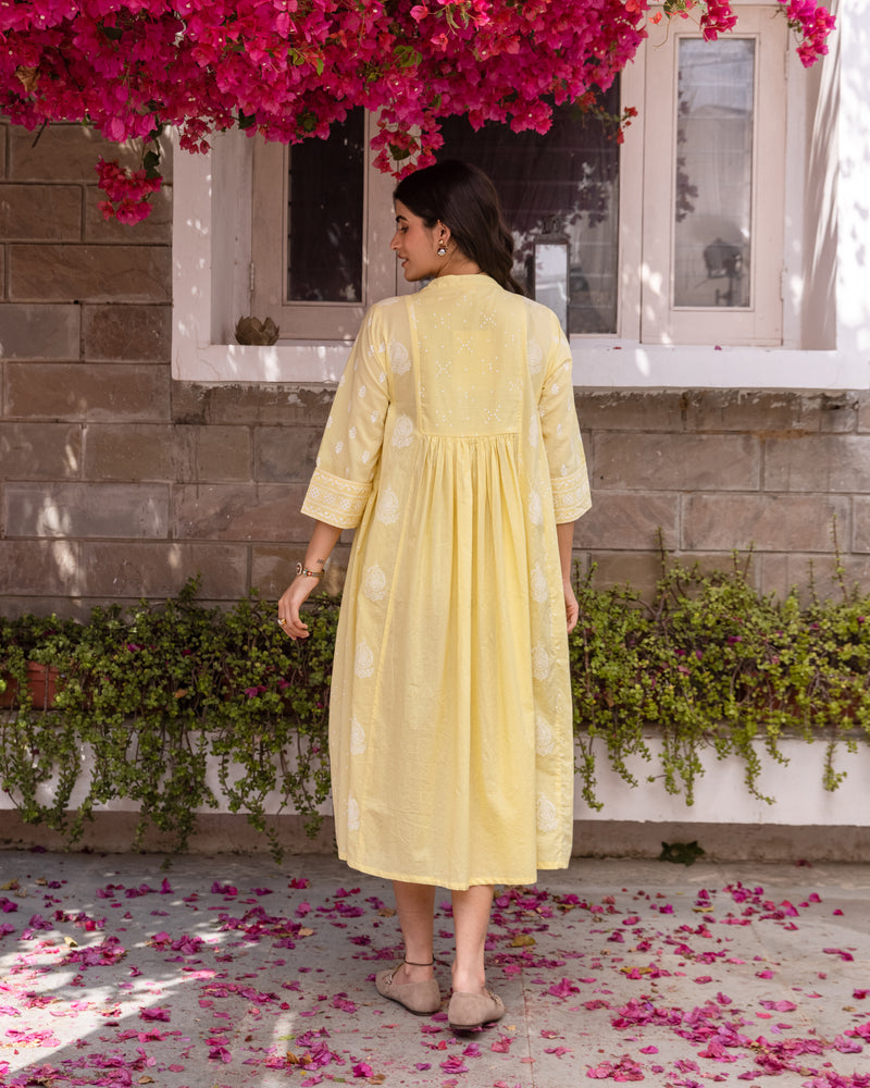Pastel Yellow Dress