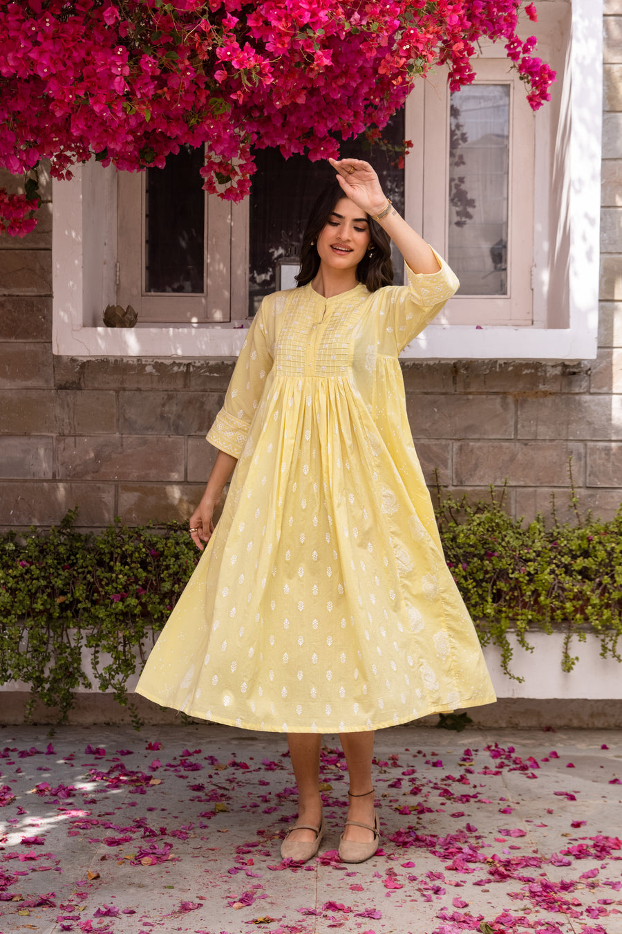 Pastel Yellow Dress