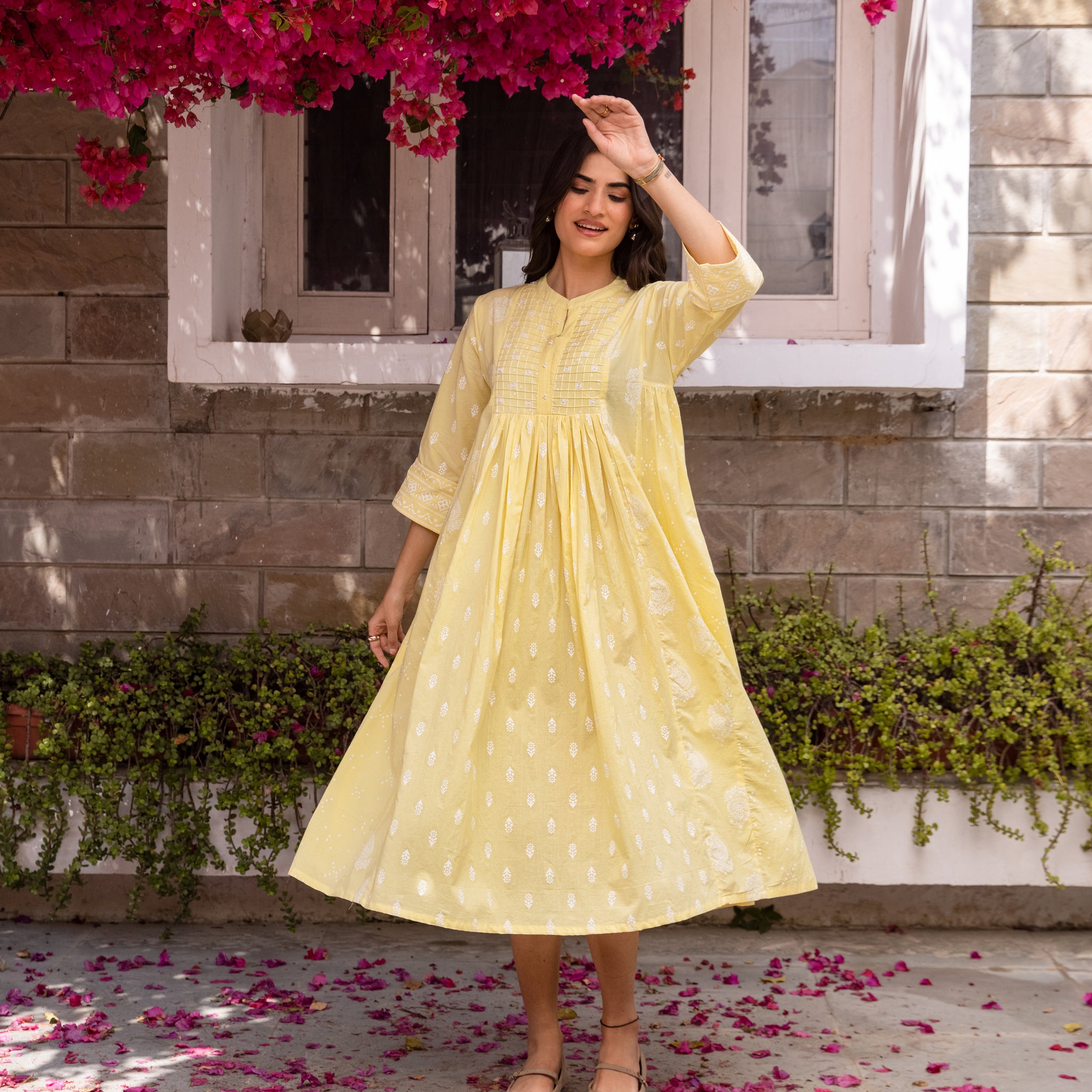 Pastel Yellow Dress