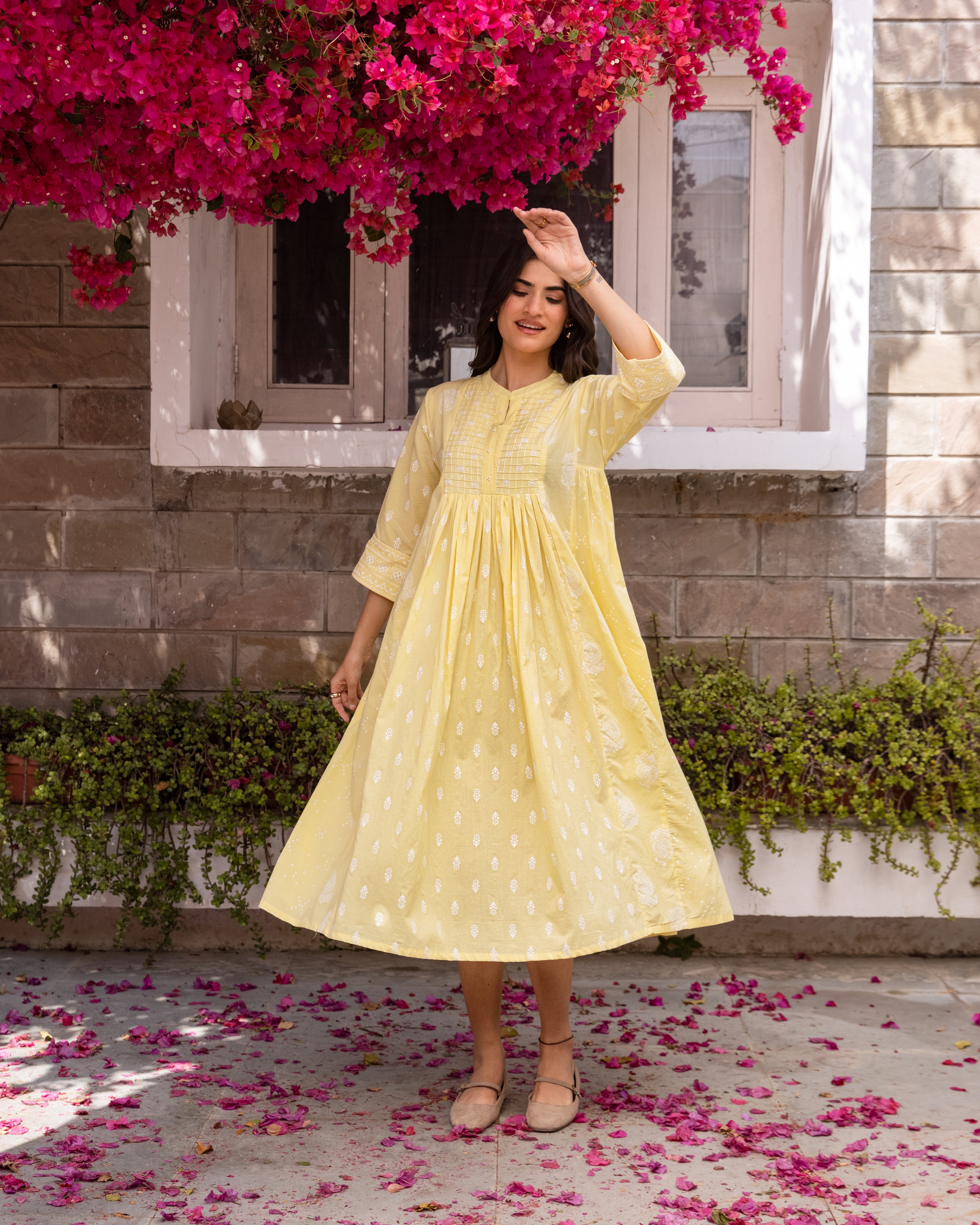Pastel Yellow Dress