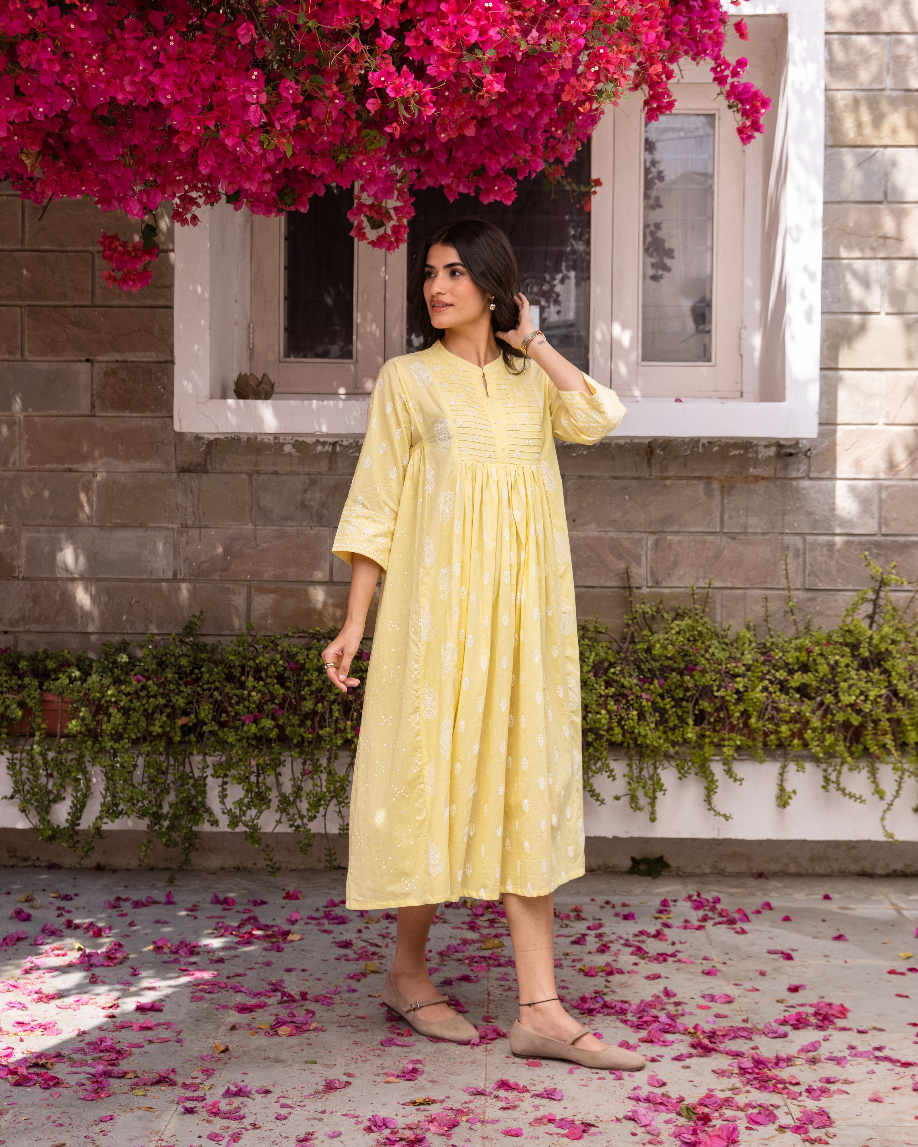Pastel Yellow Dress