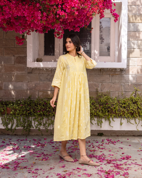 Pastel Yellow Dress