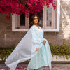Powder Blue Kota Doriya Dupatta