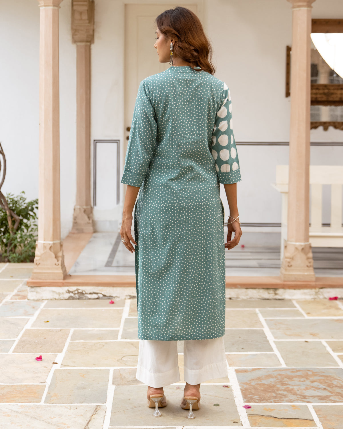 Pastel Sage Green Kurta (Pant not included)