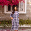 Dusty Lavender Blue Dress