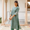 Firozi Green Cotton Palazzo