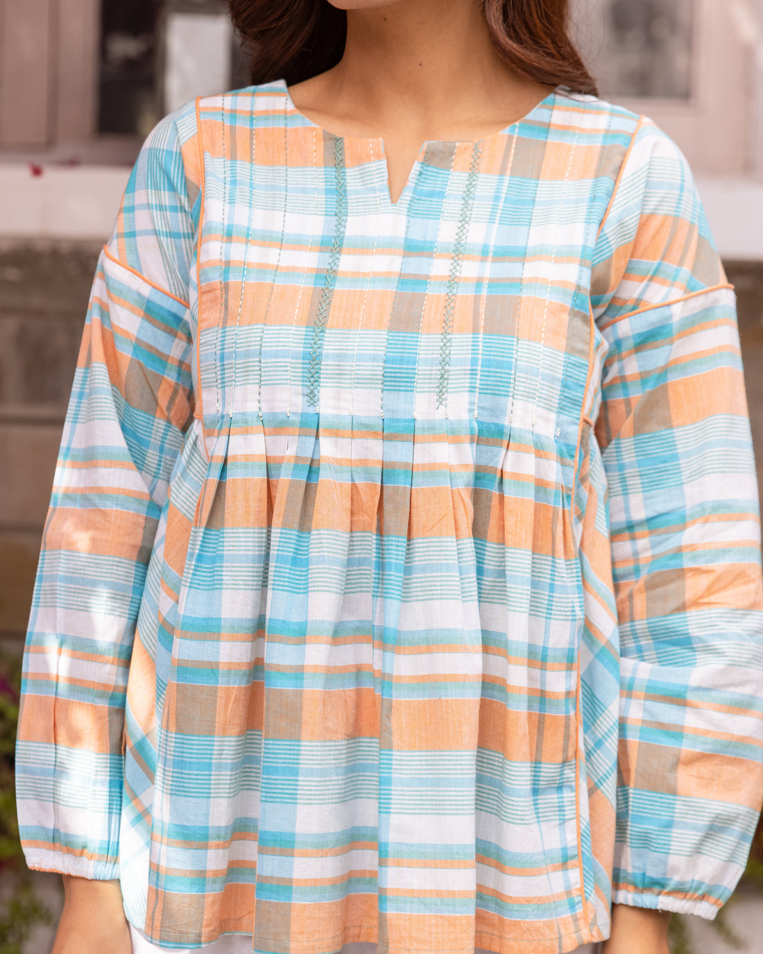 Mint Blue Short Top