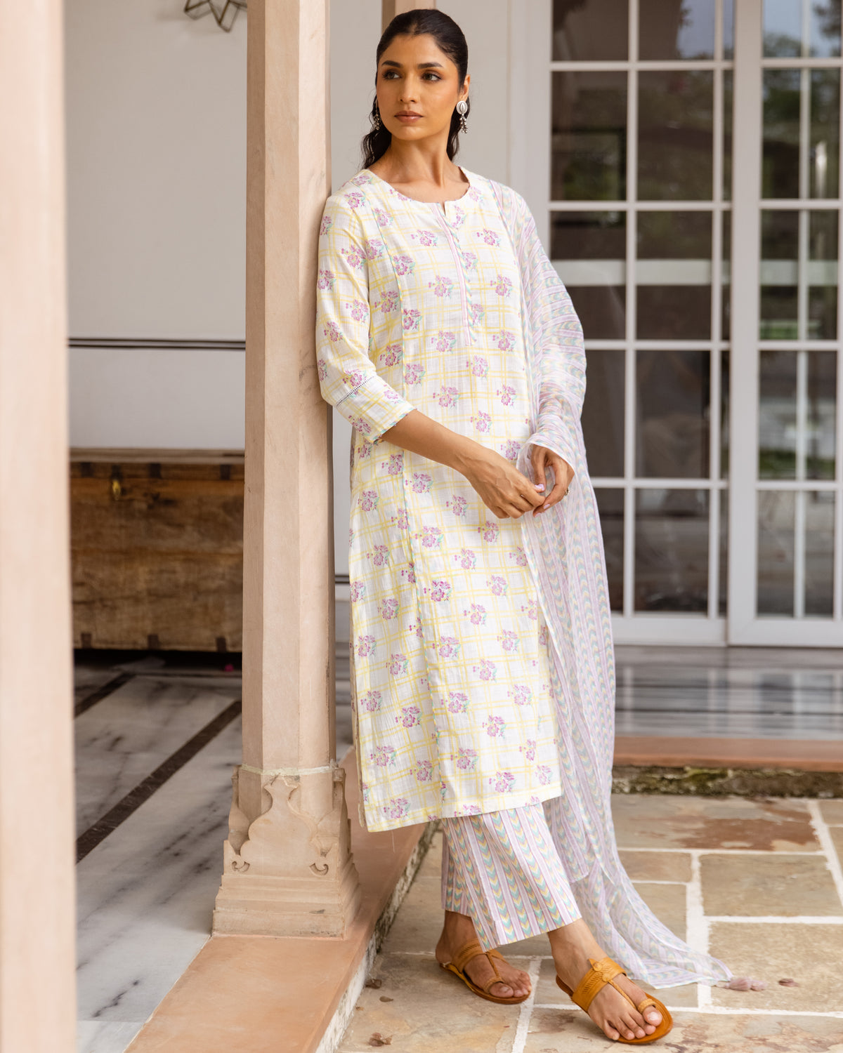 Multicolor Complete Suit Set