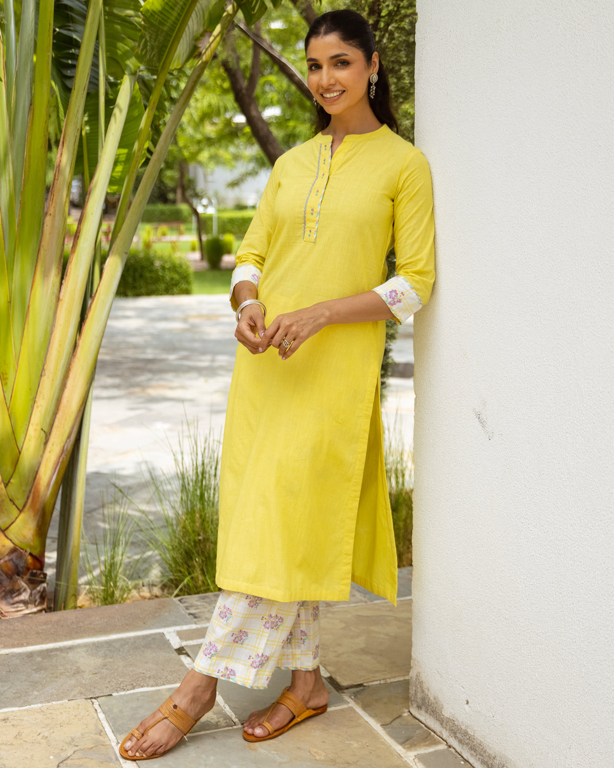 Lime Yellow Kurta Pant