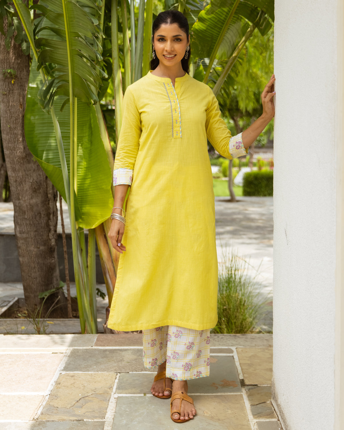 Lime Yellow Kurta Pant