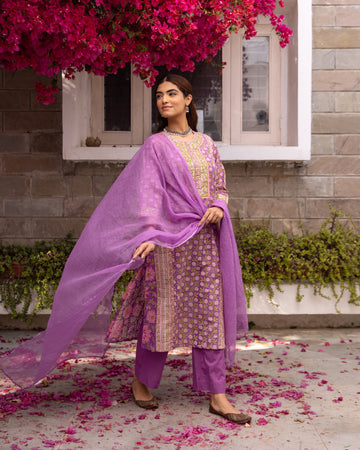 Orchid Kota Doriya Dupatta