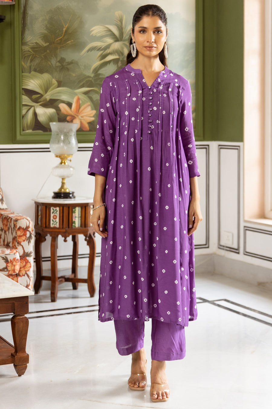 Purple Kurta Pant