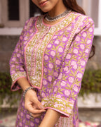 Lavender Kurta( Pant And Dupatta Not Included)