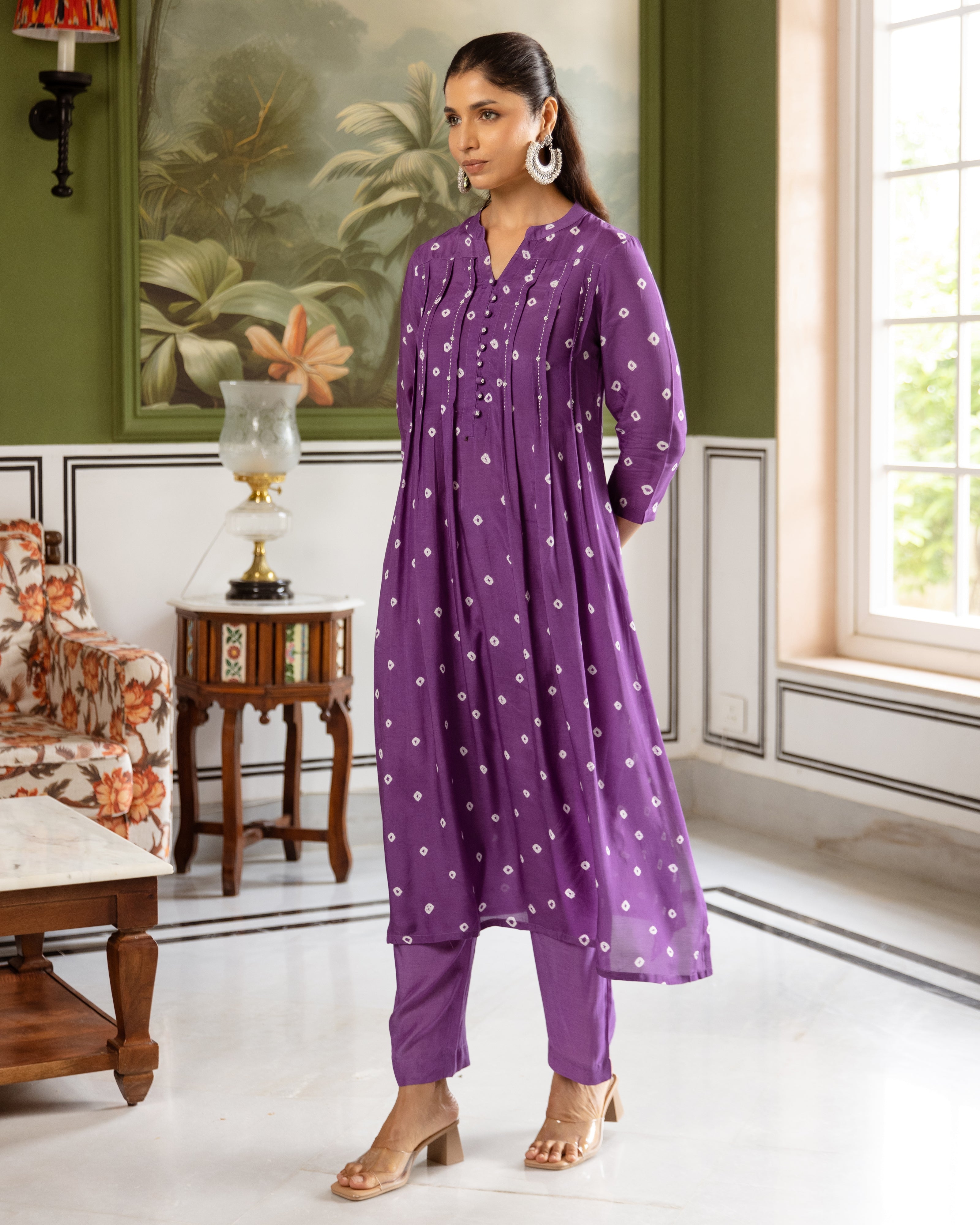 Purple Kurta Pant