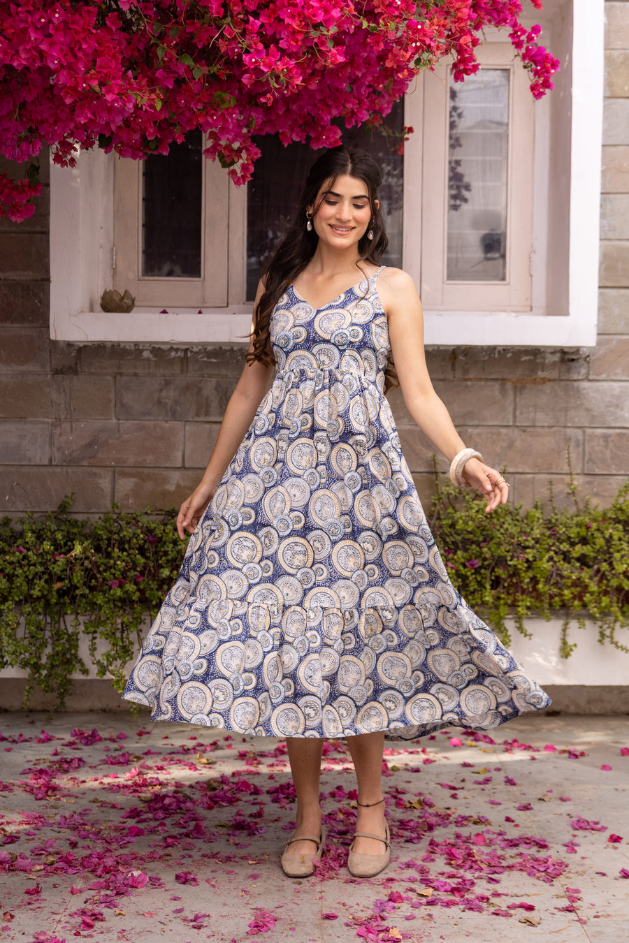 Slate Blue Dress