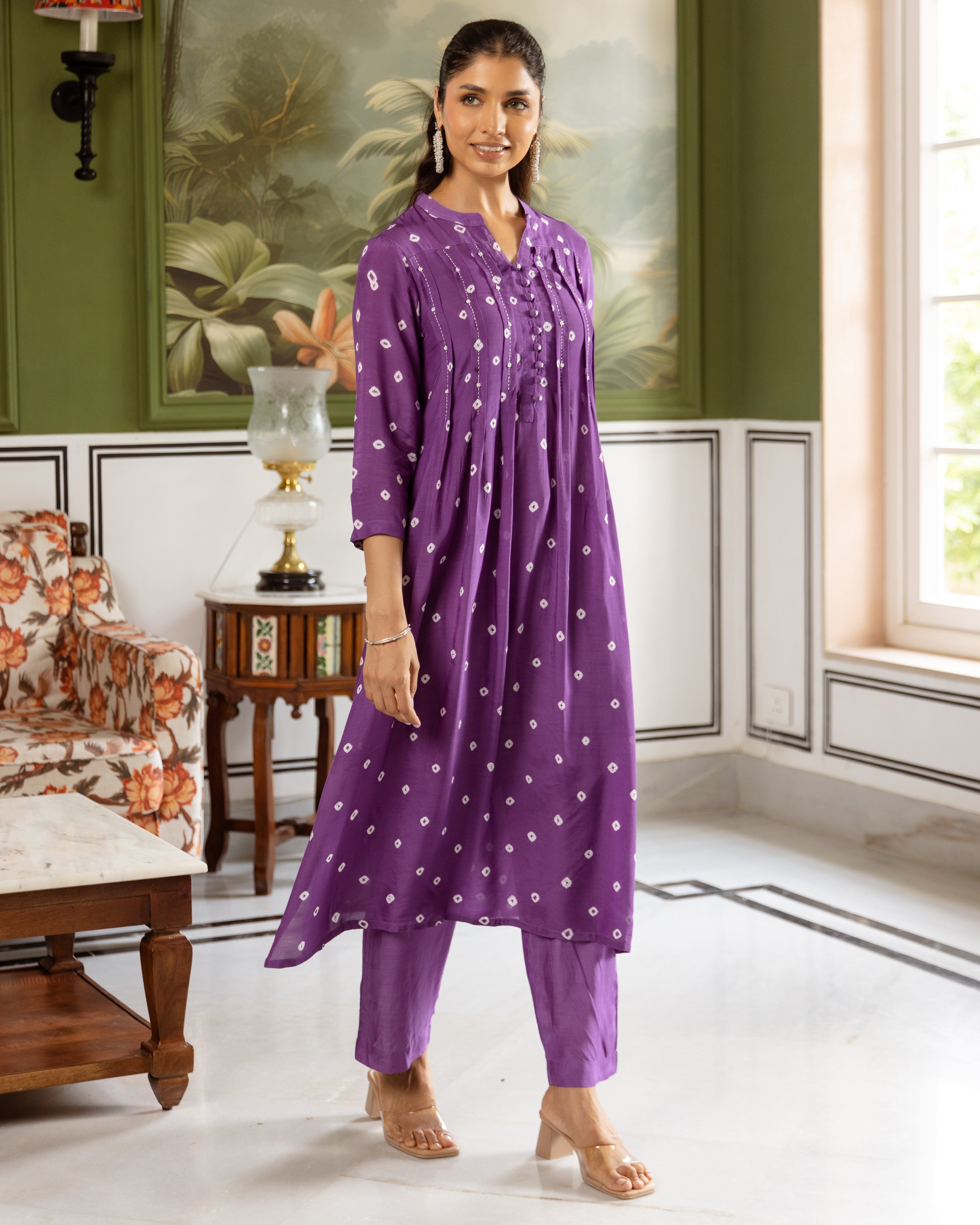 Purple Kurta Pant