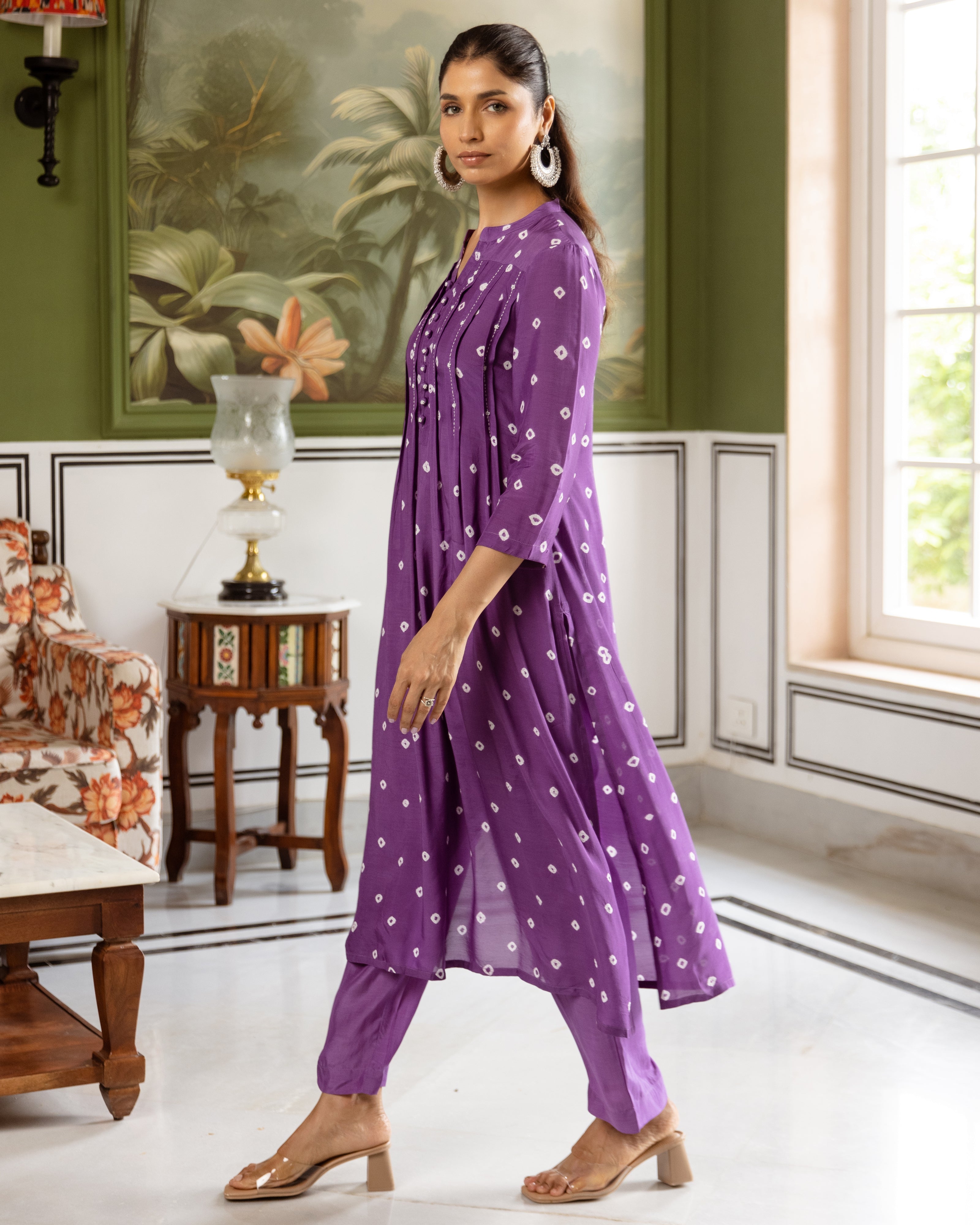 Purple Kurta Pant
