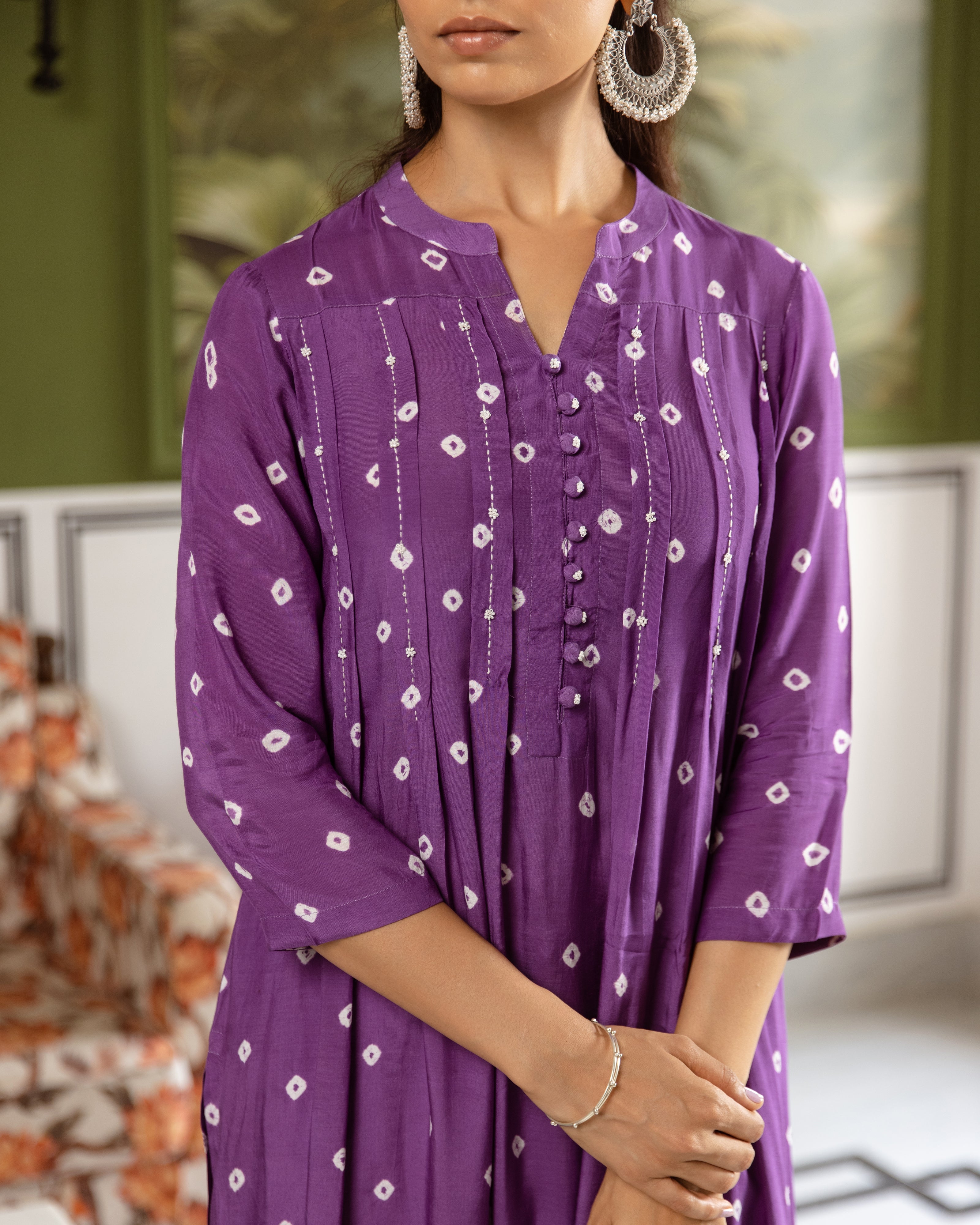 Purple Kurta Pant