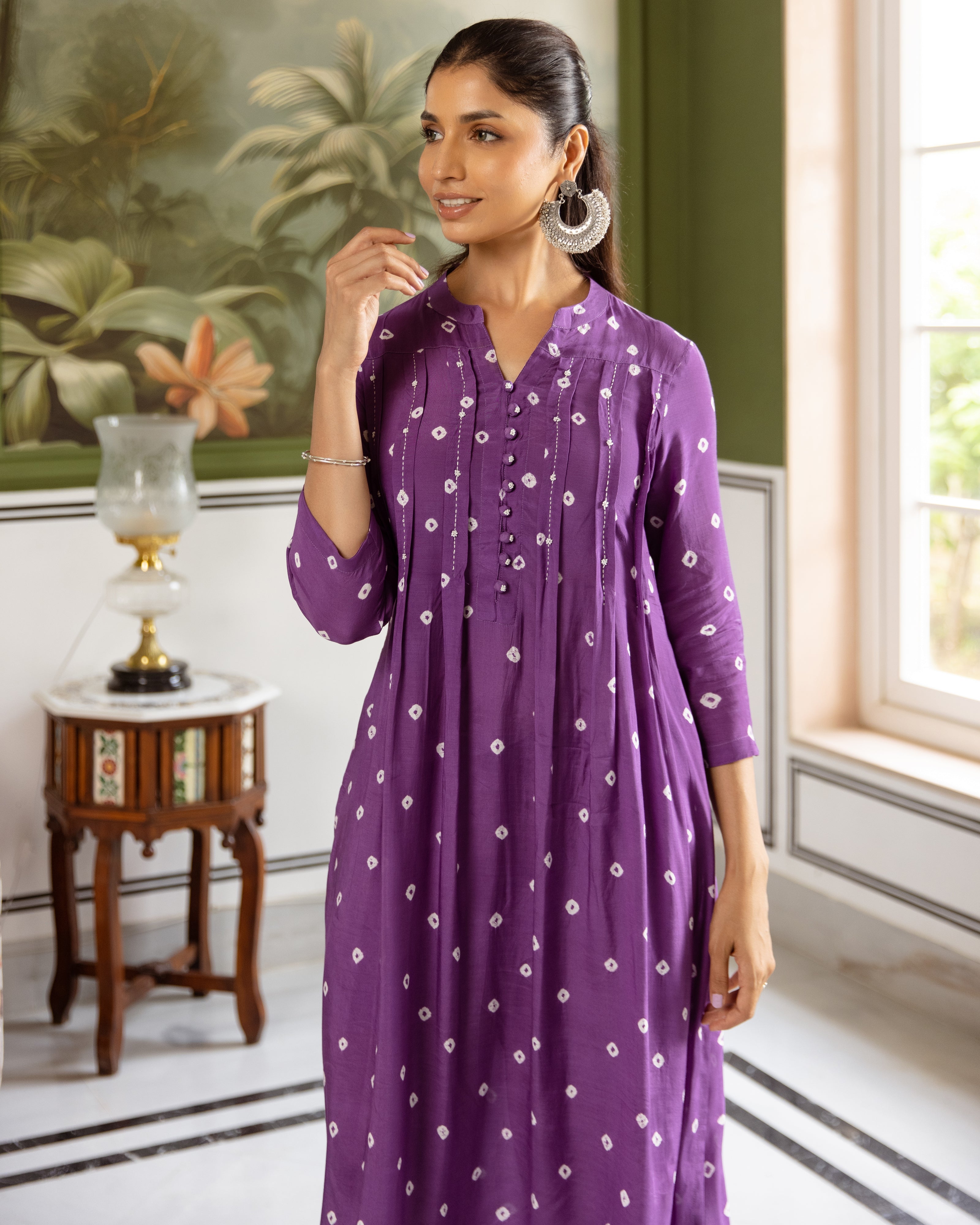 Purple Kurta Pant