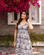 Slate Blue Dress