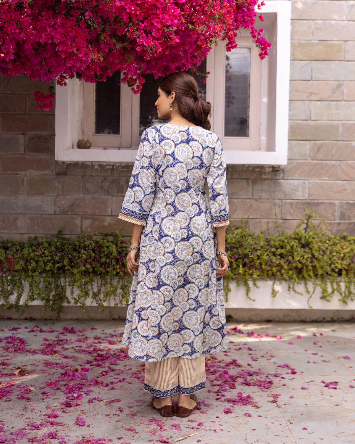 Indigo Blue Kurta Pant(Dupatta Not Included)