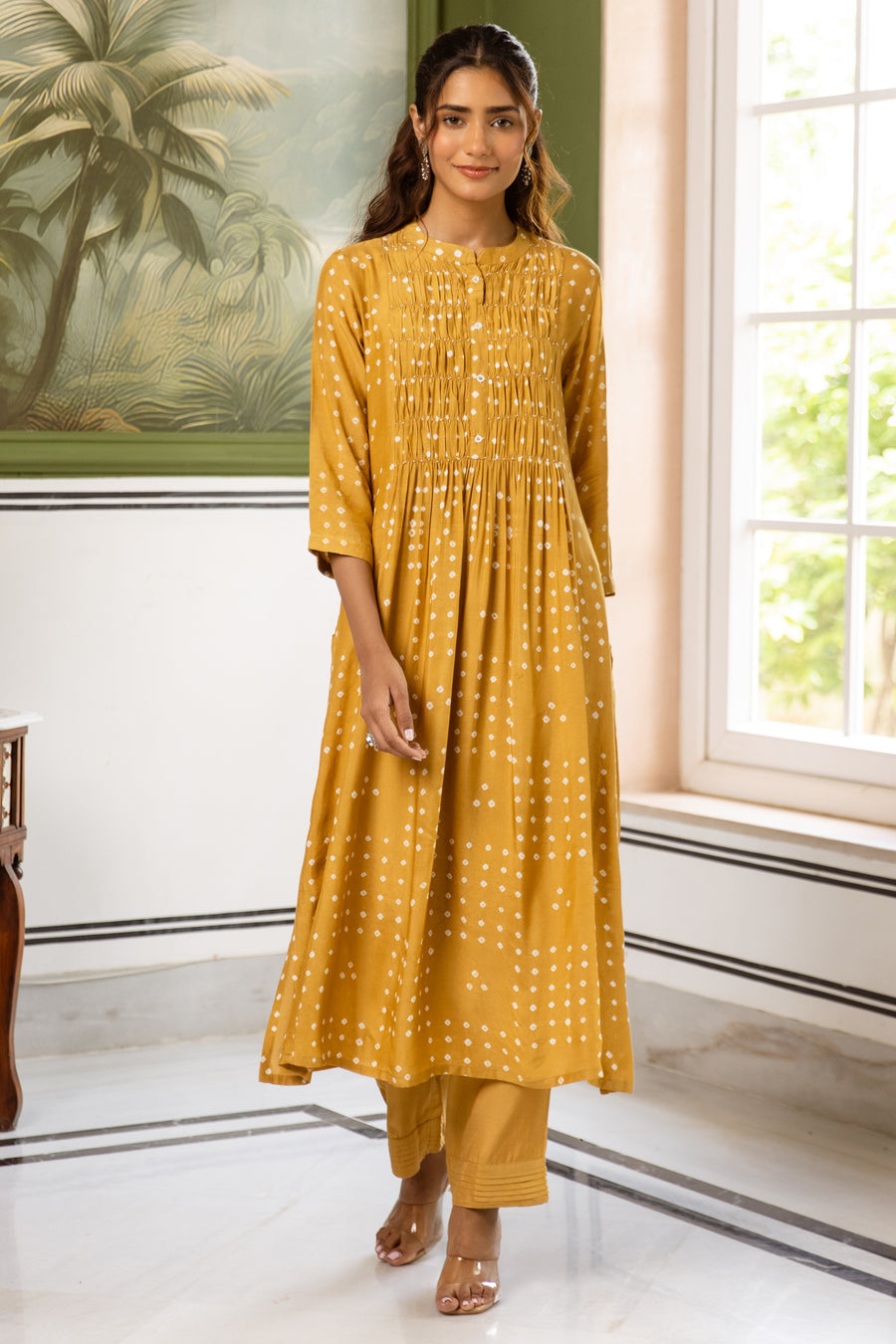 Mustard Yellow Kurta Pant