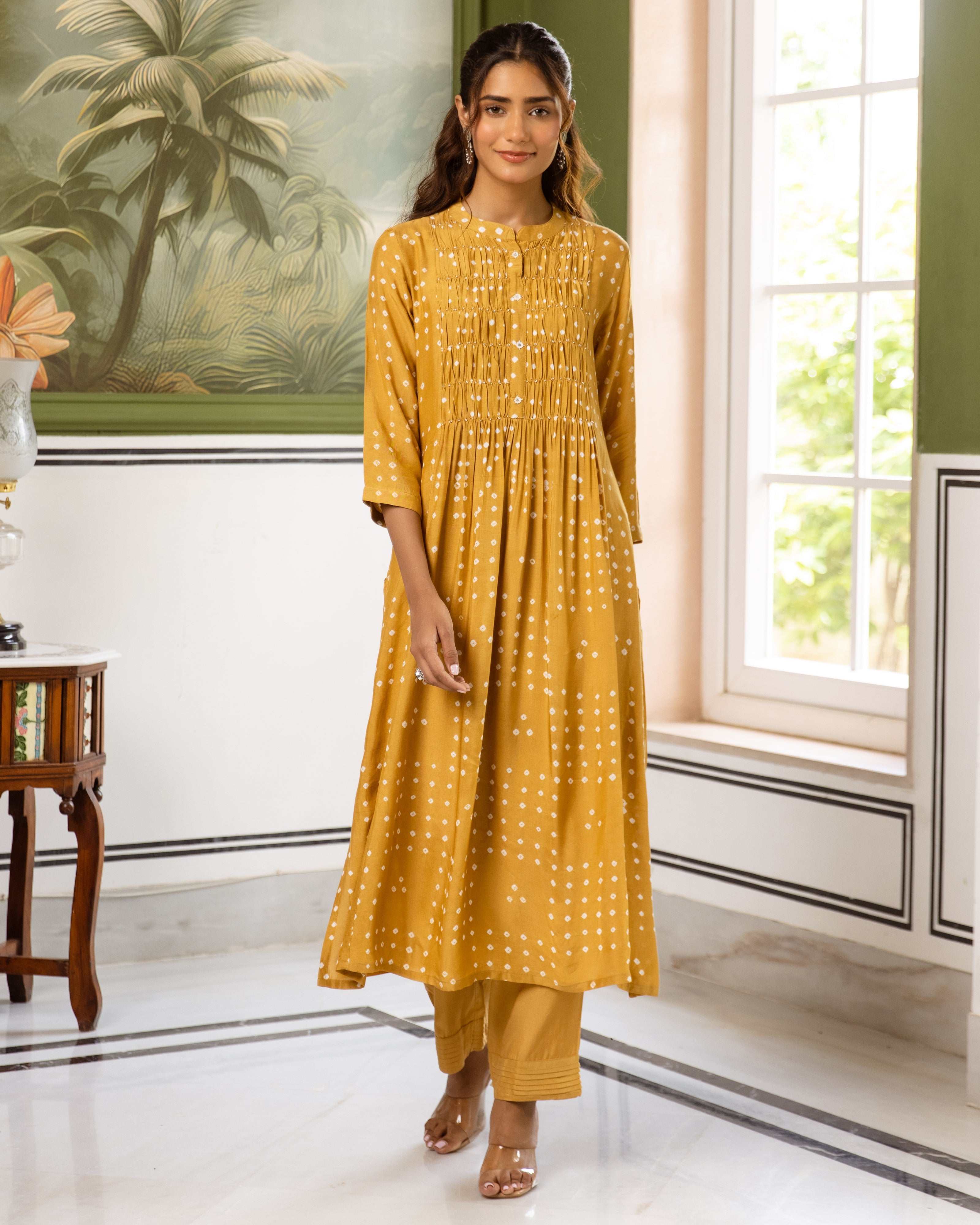 Mustard Yellow Kurta Pant