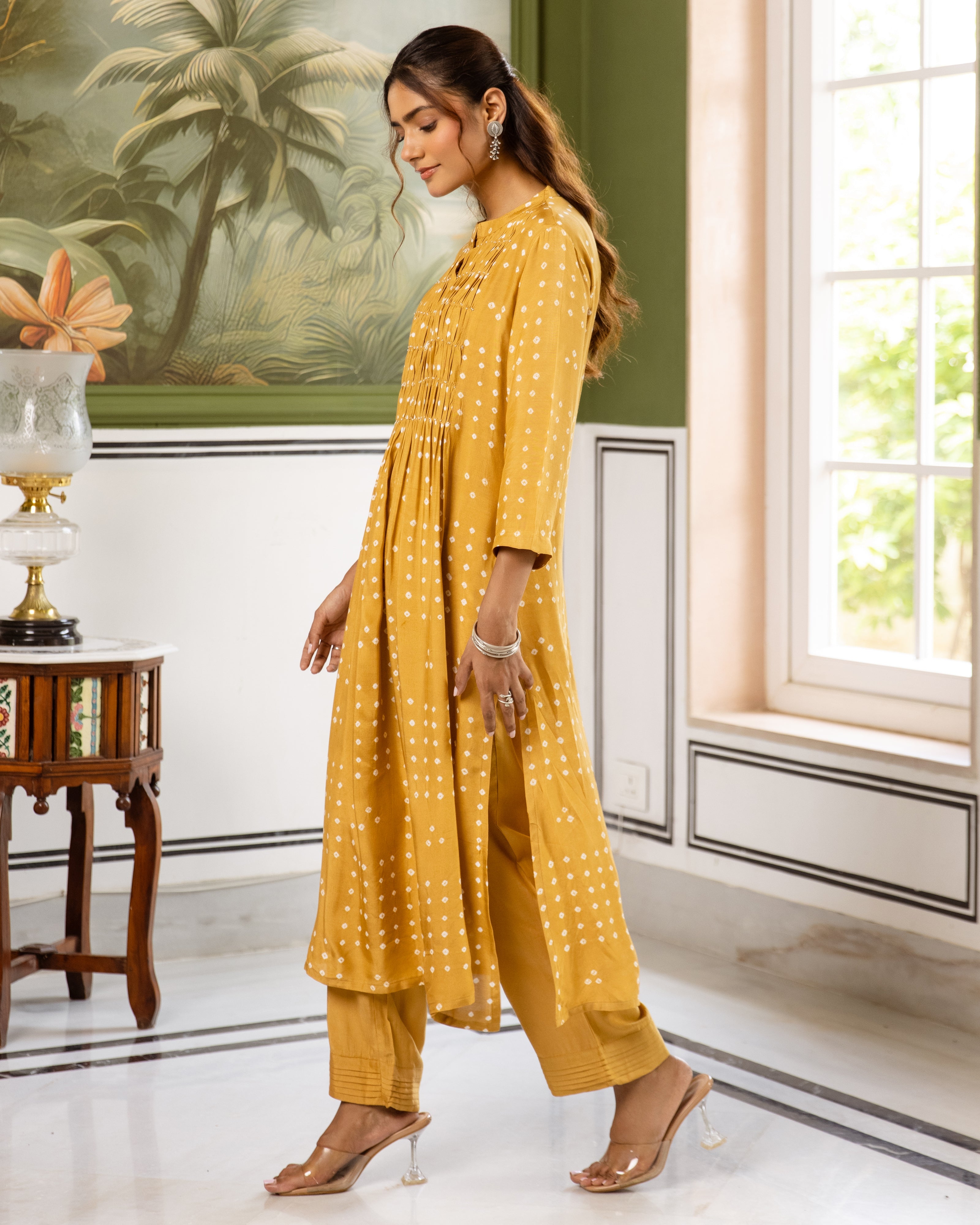 Mustard Yellow Kurta Pant