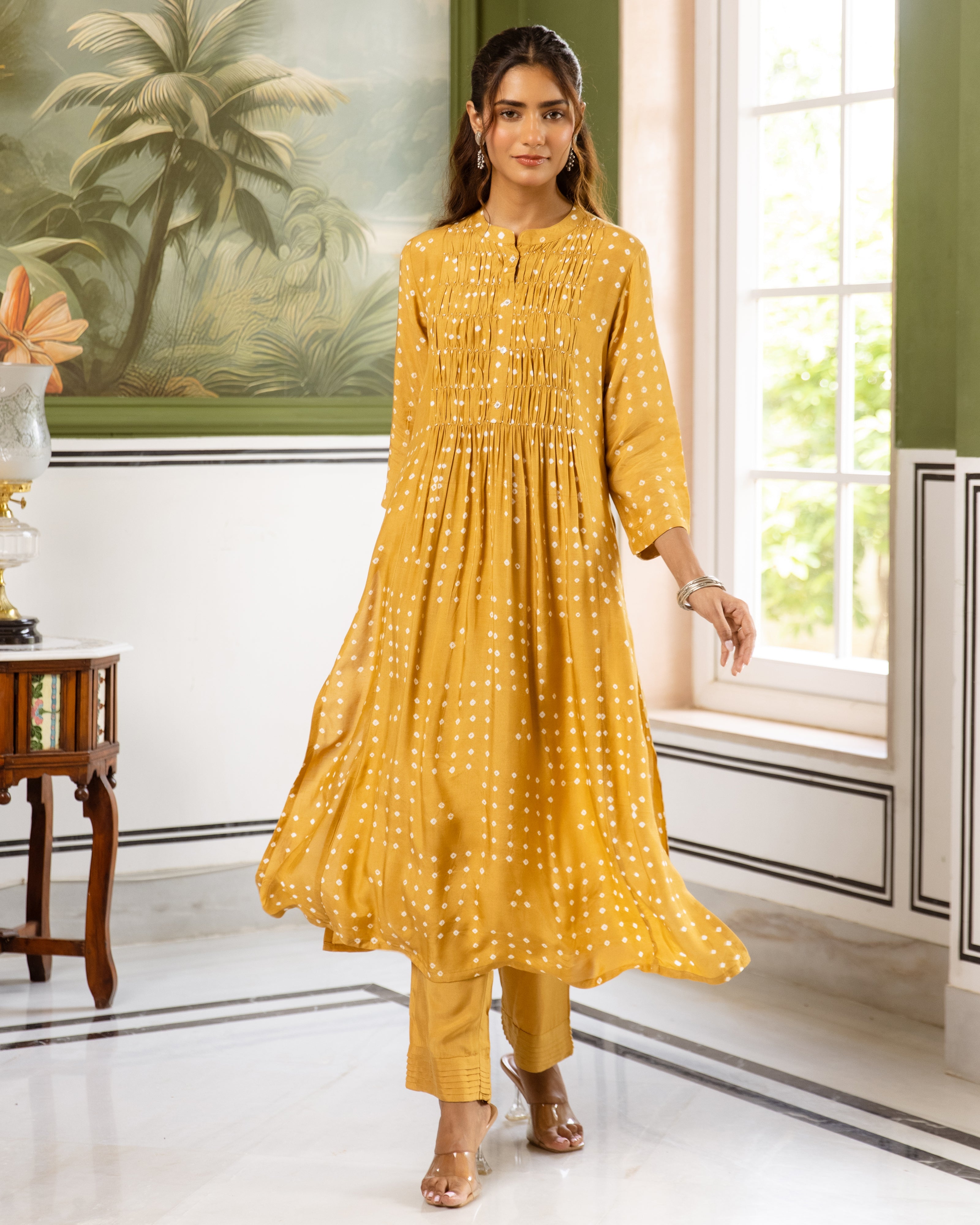 Mustard Yellow Kurta Pant