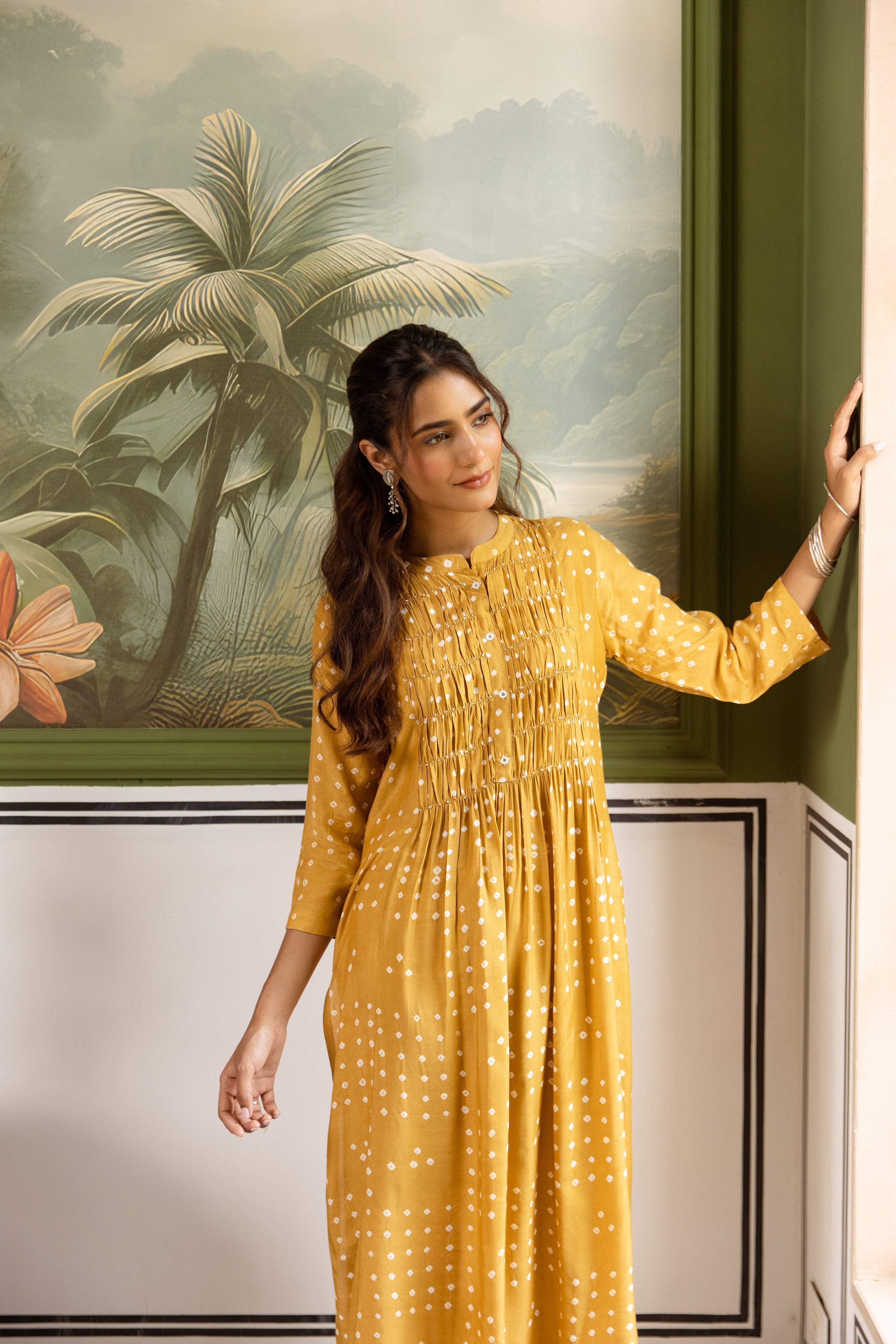 Mustard Yellow Kurta Pant