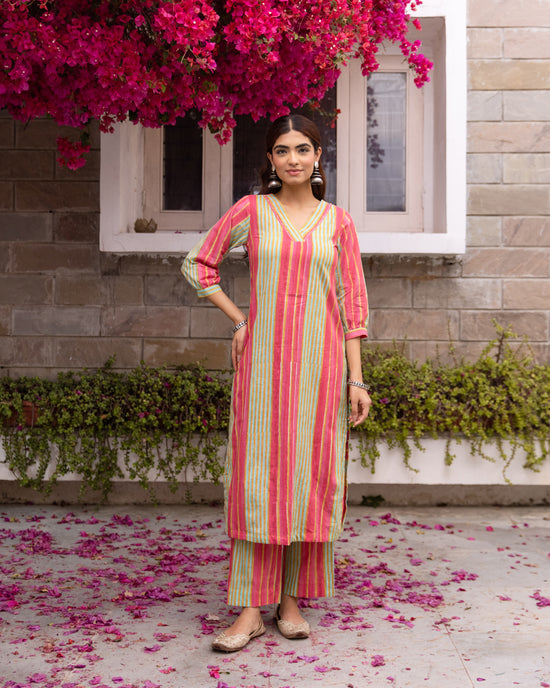 Multicolor Kurta Pant