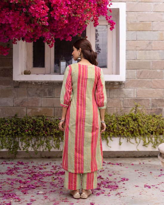 Multicolor Kurta Pant