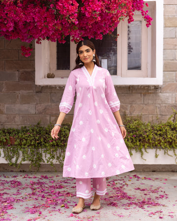 Soft Light Pink Kurta Pant