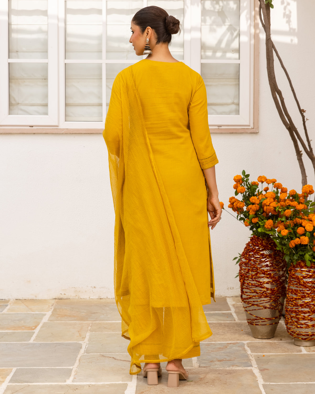 Mustard Yellow Complete Suit Set