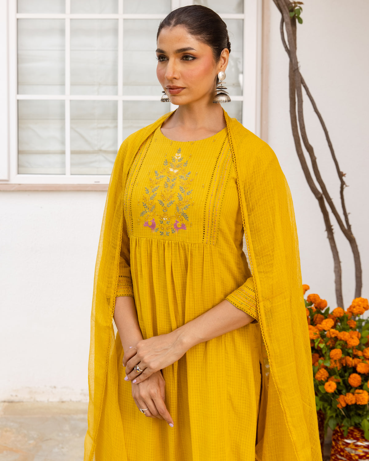 Mustard Yellow Complete Suit Set