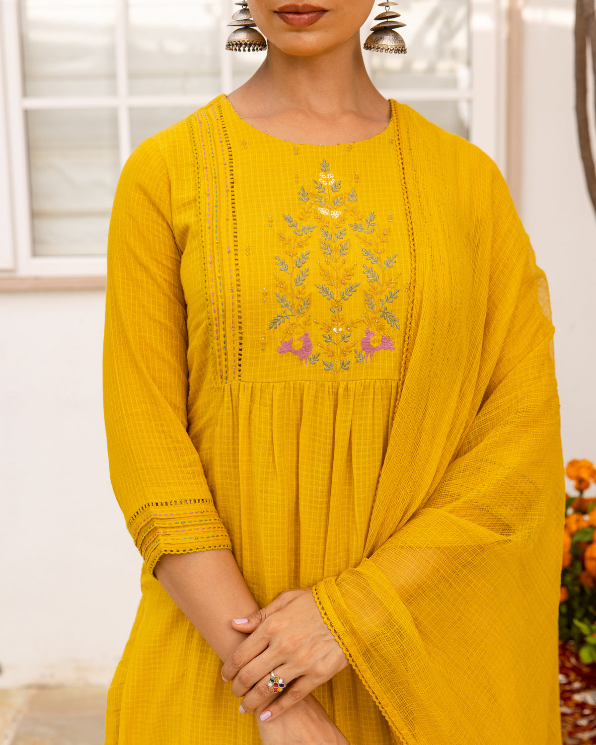 Mustard Yellow Complete Suit Set