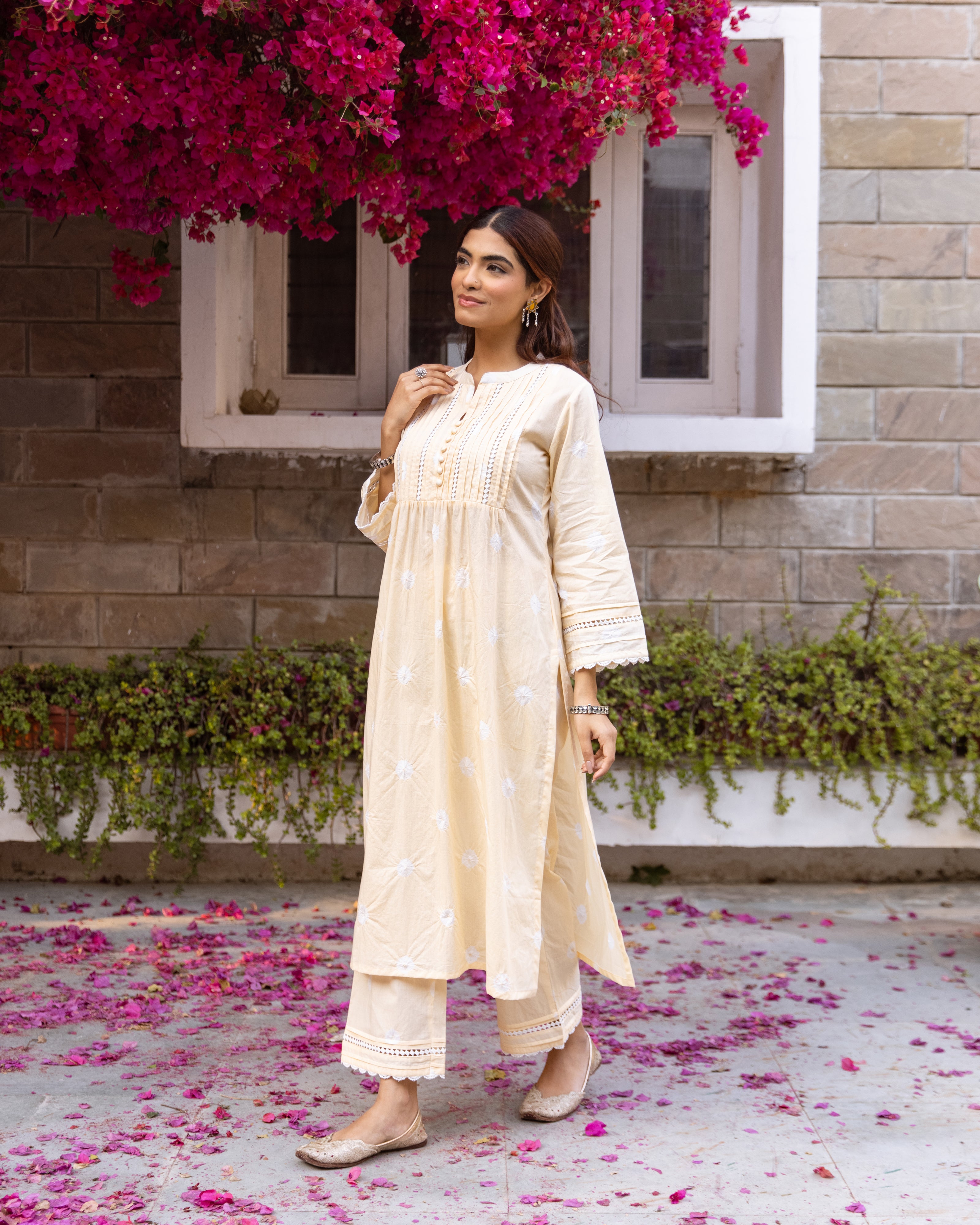 Soft Beige Kurta Pant