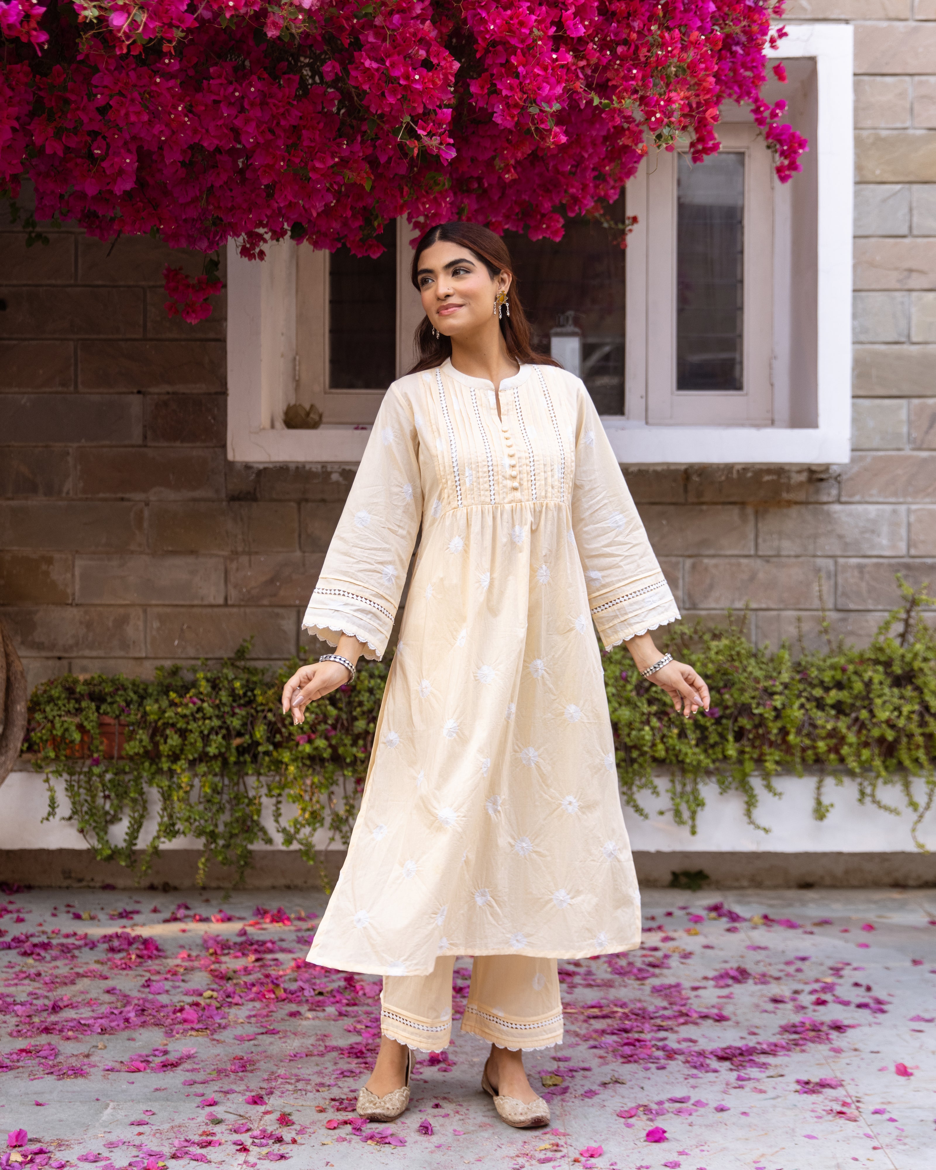 Soft Beige Kurta Pant