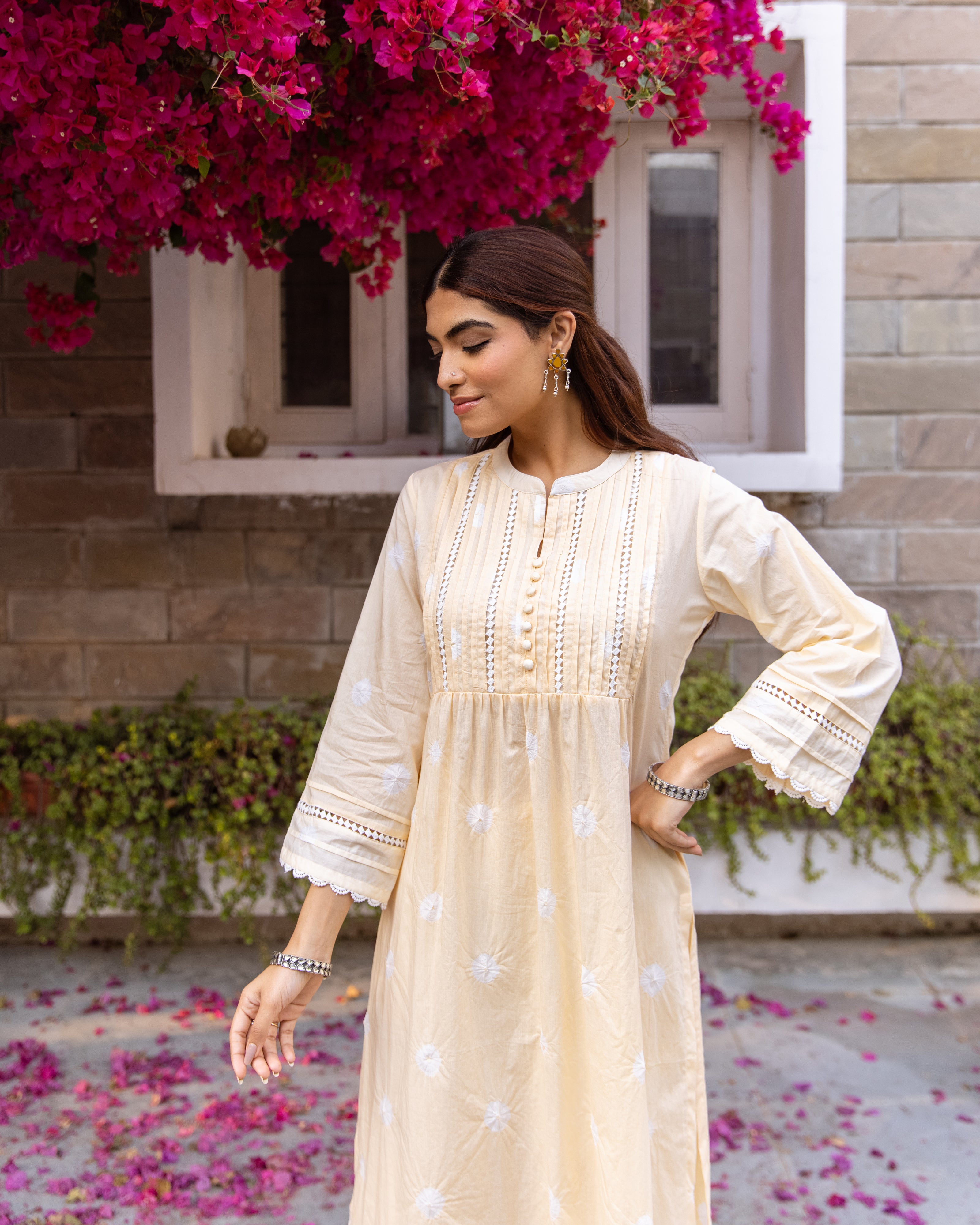 Soft Beige Kurta Pant